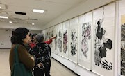我市举办宣传贯彻党的十九大精神暨“夕阳春”书画作品展