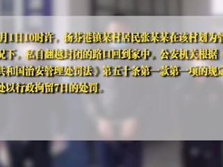 我市公安机关严查各类涉疫违法案件
