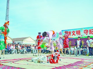 百年高跷 进校园