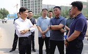 刘岳调研城市排涝情况